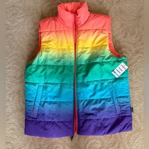 Reversible Crayola Brand Rainbow Puffer Vest